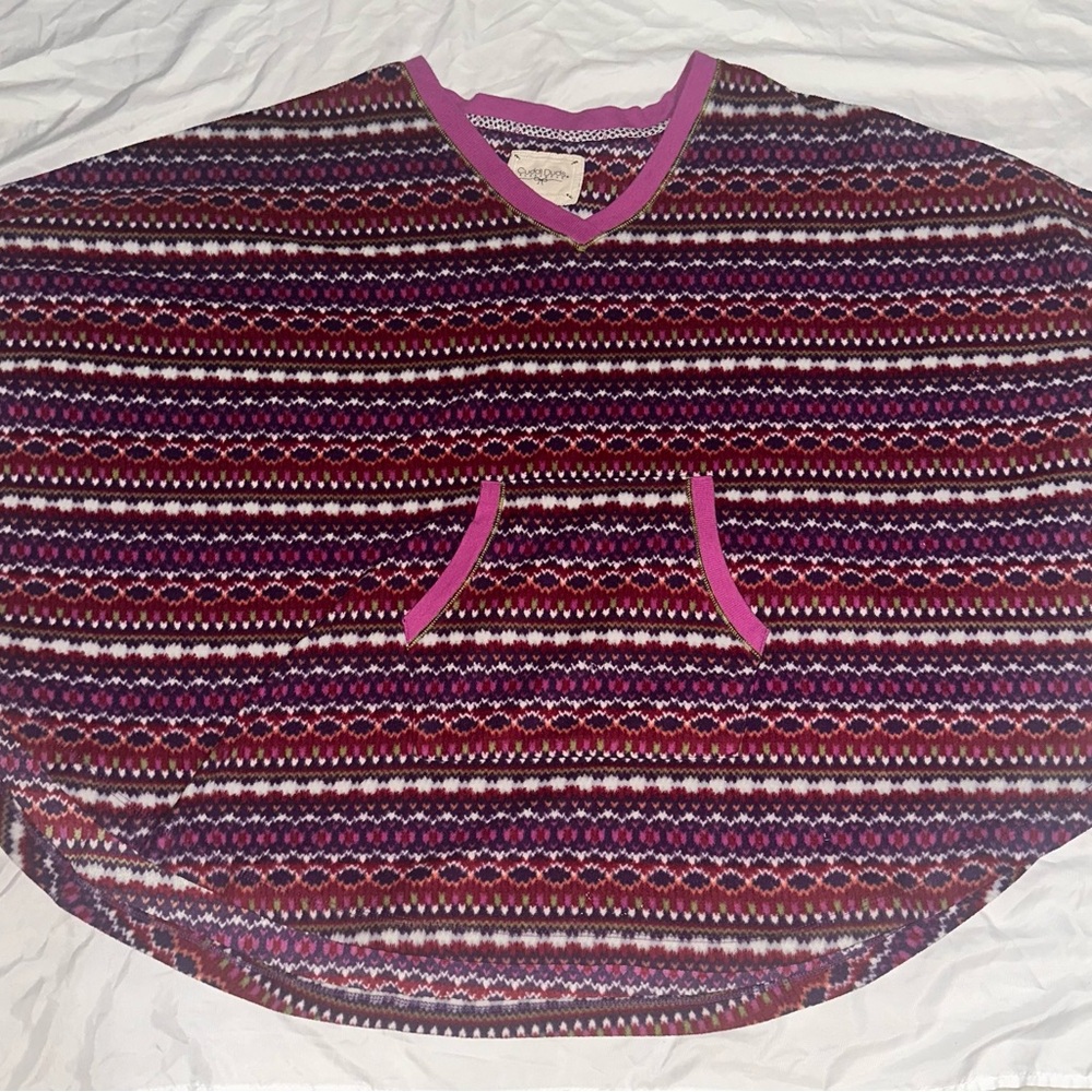 Cuddl Duds Multicolor Knit Top